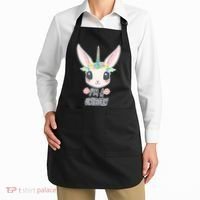 I'm A Unicorn Easter Bunny Funny Cute Apron thumb 2