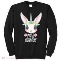I'm A Unicorn Easter Bunny Funny Cute Sweatshirt thumb 0