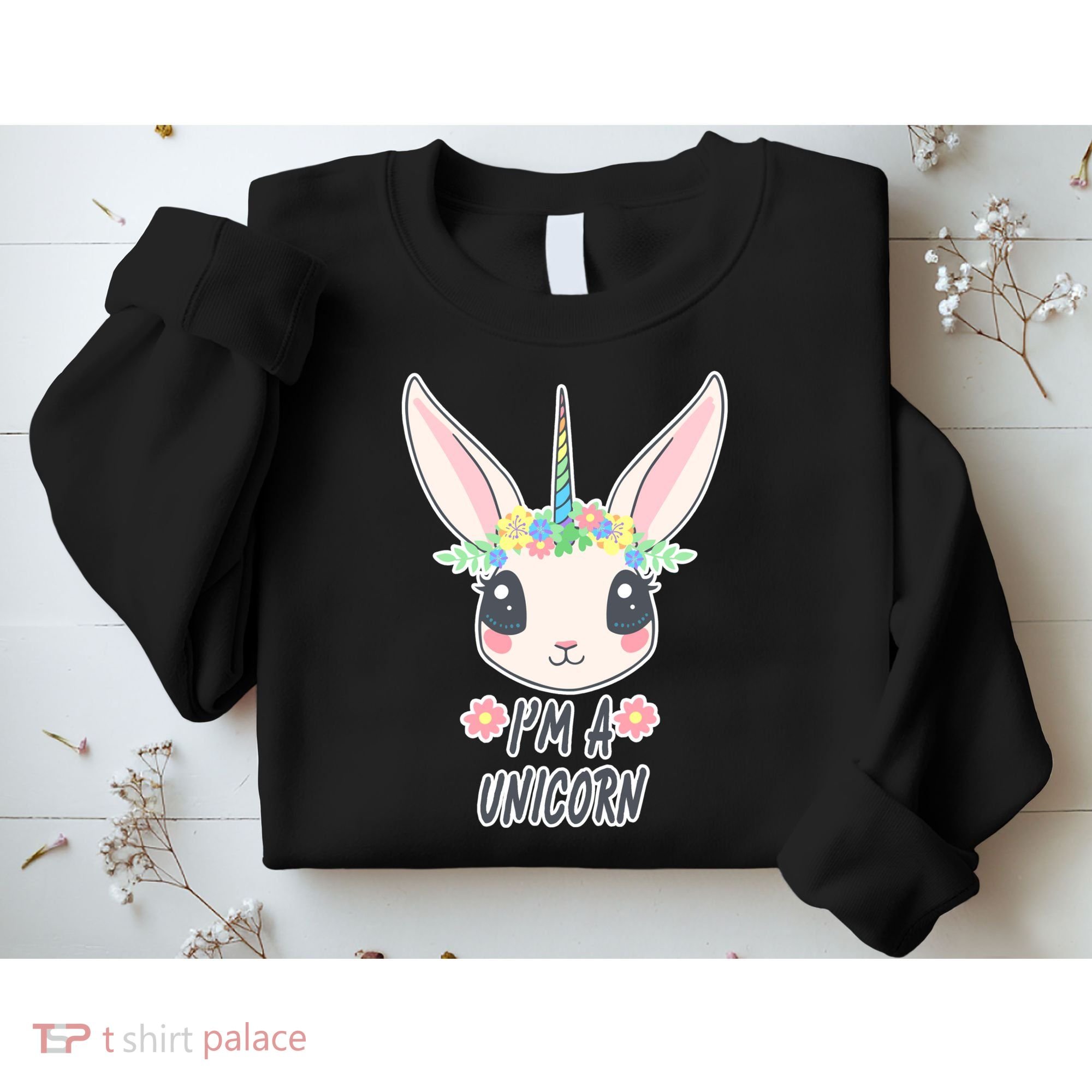 I'm A Unicorn Easter Bunny Funny Cute Sweatshirt