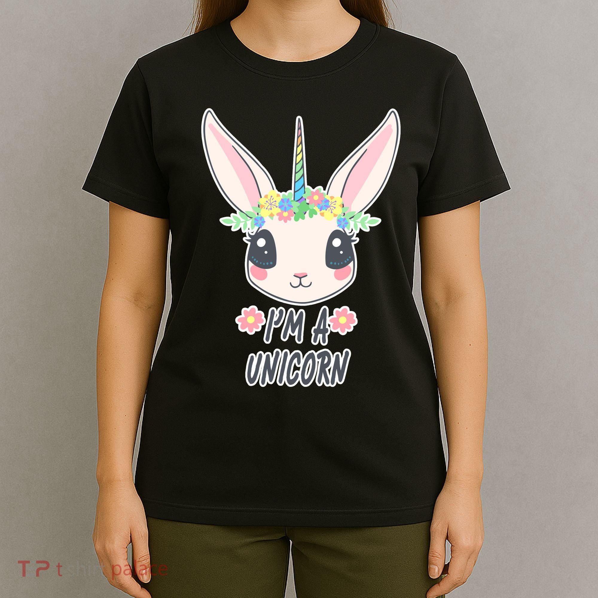 I'm A Unicorn Easter Bunny Funny Cute T-Shirt
