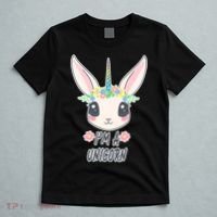 I'm A Unicorn Easter Bunny Funny Cute T-Shirt thumb 5