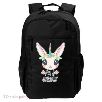 I'm A Unicorn Easter Bunny Funny Cute Backpack
