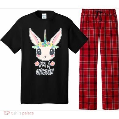 I'm A Unicorn Easter Bunny Funny Cute Pajama Set