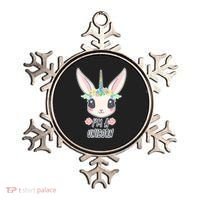 I'm A Unicorn Easter Bunny Funny Cute Ornament thumb 0