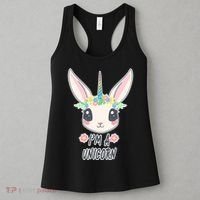 I'm A Unicorn Easter Bunny Funny Cute Women's Tank Top thumb 3