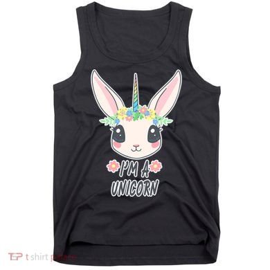 I'm A Unicorn Easter Bunny Funny Cute Tank Top