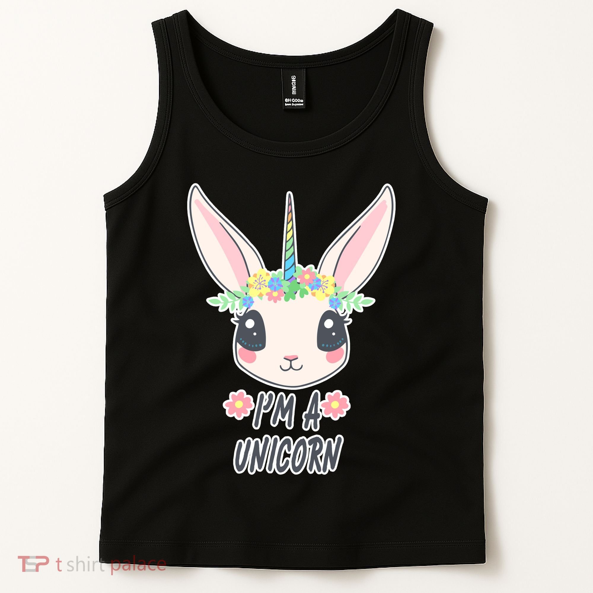 I'm A Unicorn Easter Bunny Funny Cute Tank Top