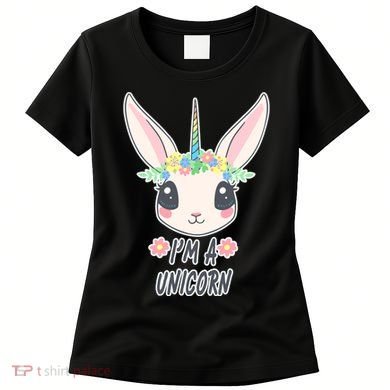 I'm A Unicorn Easter Bunny Funny Cute Women's T-Shirt
