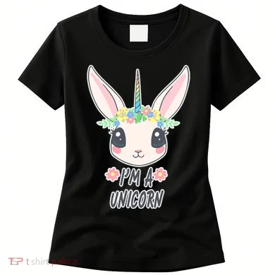 I'm A Unicorn Easter Bunny Funny Cute Women's T-Shirt