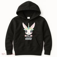 I'm A Unicorn Easter Bunny Funny Cute Kids Hoodie thumb 0