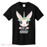 I'm A Unicorn Easter Bunny Funny Cute Kids T-Shirt thumb 0