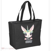 I'm A Unicorn Easter Bunny Funny Cute Tote Bag thumb 2