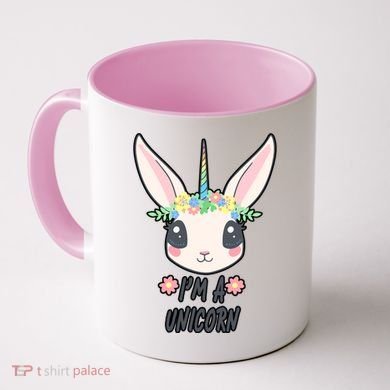 I'm A Unicorn Easter Bunny Funny Cute Coffee Mug