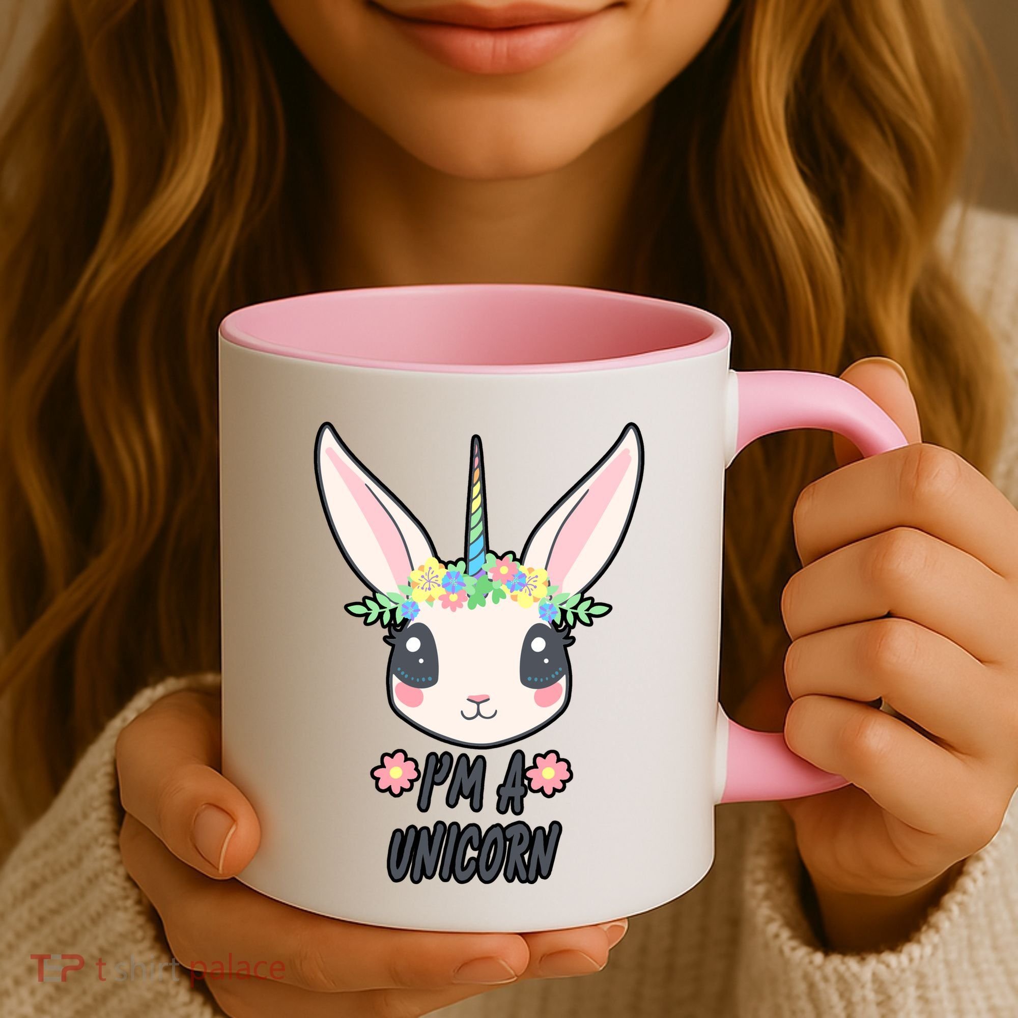 I'm A Unicorn Easter Bunny Funny Cute Coffee Mug
