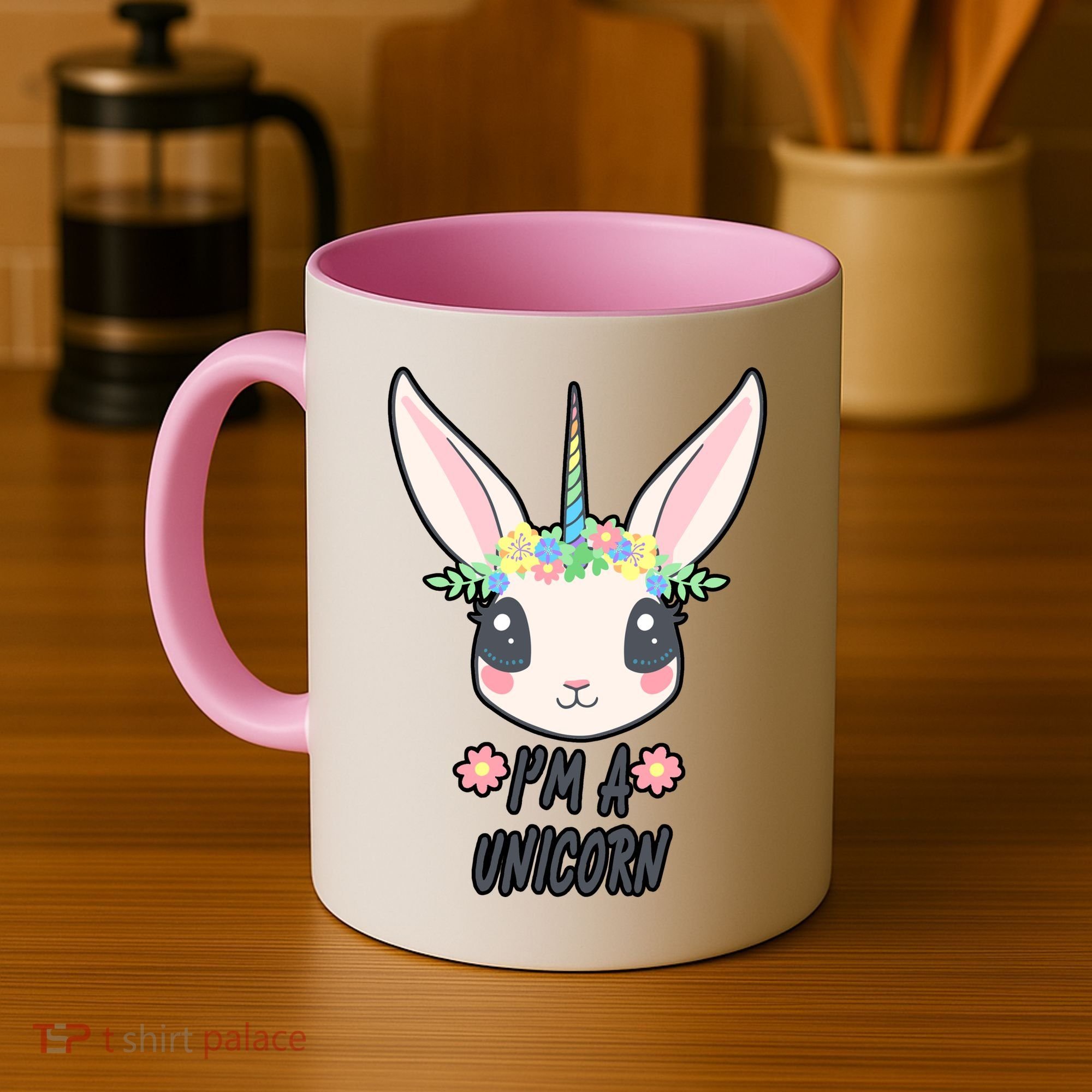 I'm A Unicorn Easter Bunny Funny Cute Coffee Mug