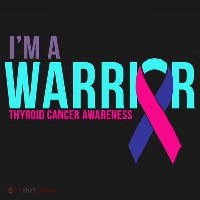 I'm a Warrior Thyroid Cancer Awareness Doggie Tank