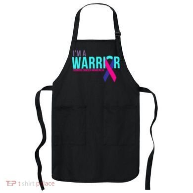 I'm a Warrior Thyroid Cancer Awareness Apron