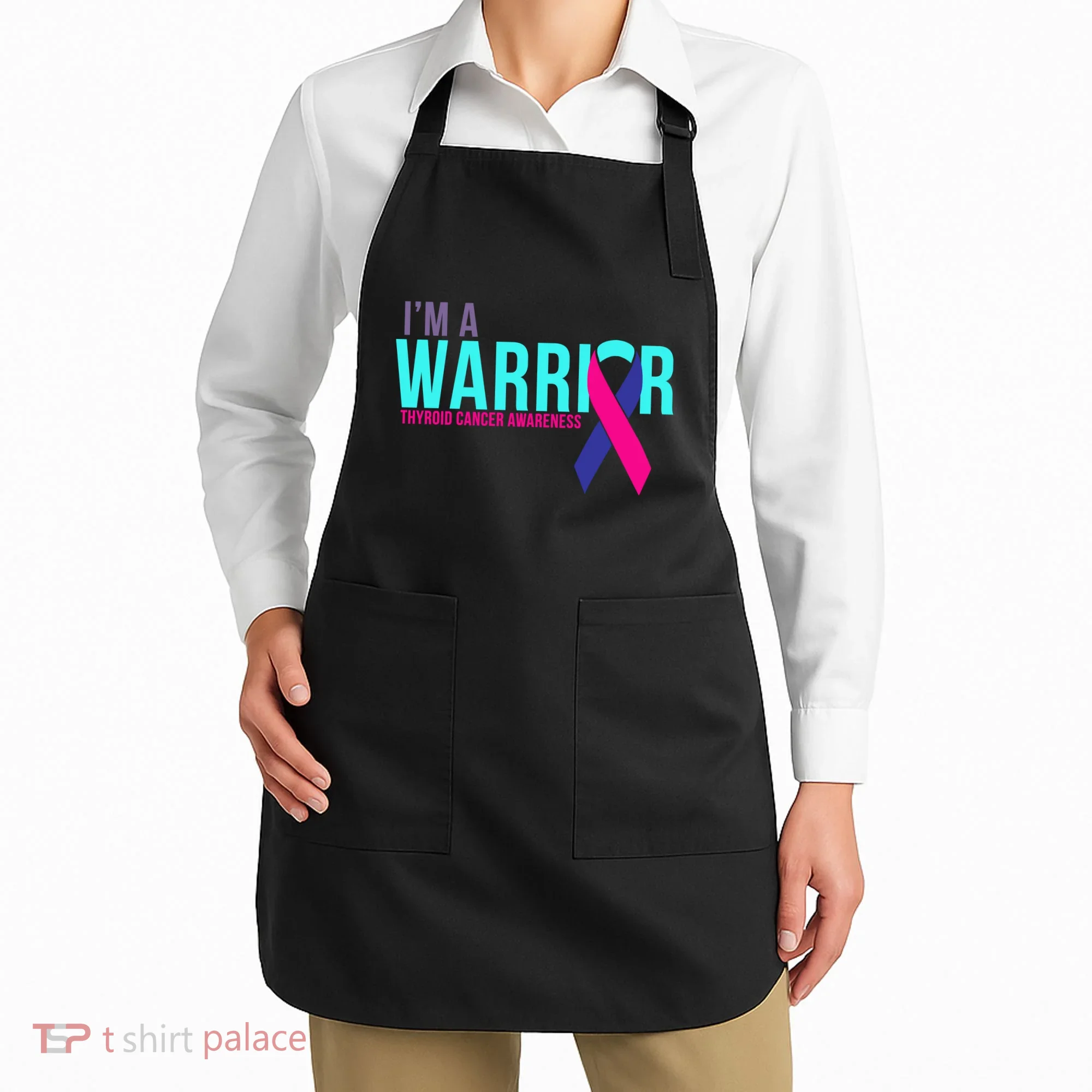 I'm a Warrior Thyroid Cancer Awareness Apron