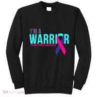 I'm a Warrior Thyroid Cancer Awareness Sweatshirt thumb 0