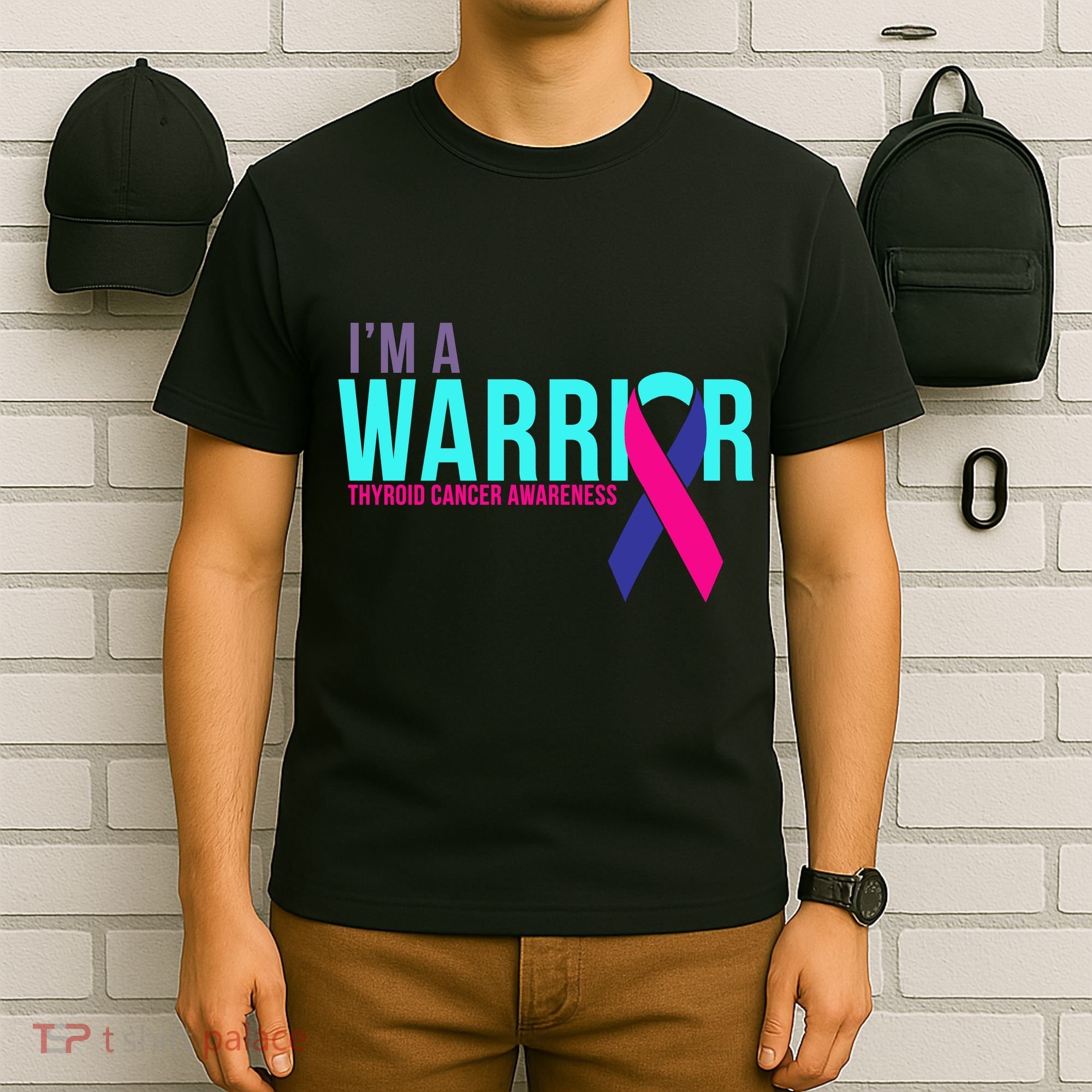 I'm a Warrior Thyroid Cancer Awareness T-Shirt