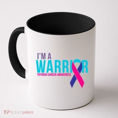 I'm a Warrior Thyroid Cancer Awareness Coffee Mug