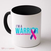 I'm a Warrior Thyroid Cancer Awareness Coffee Mug thumb 0