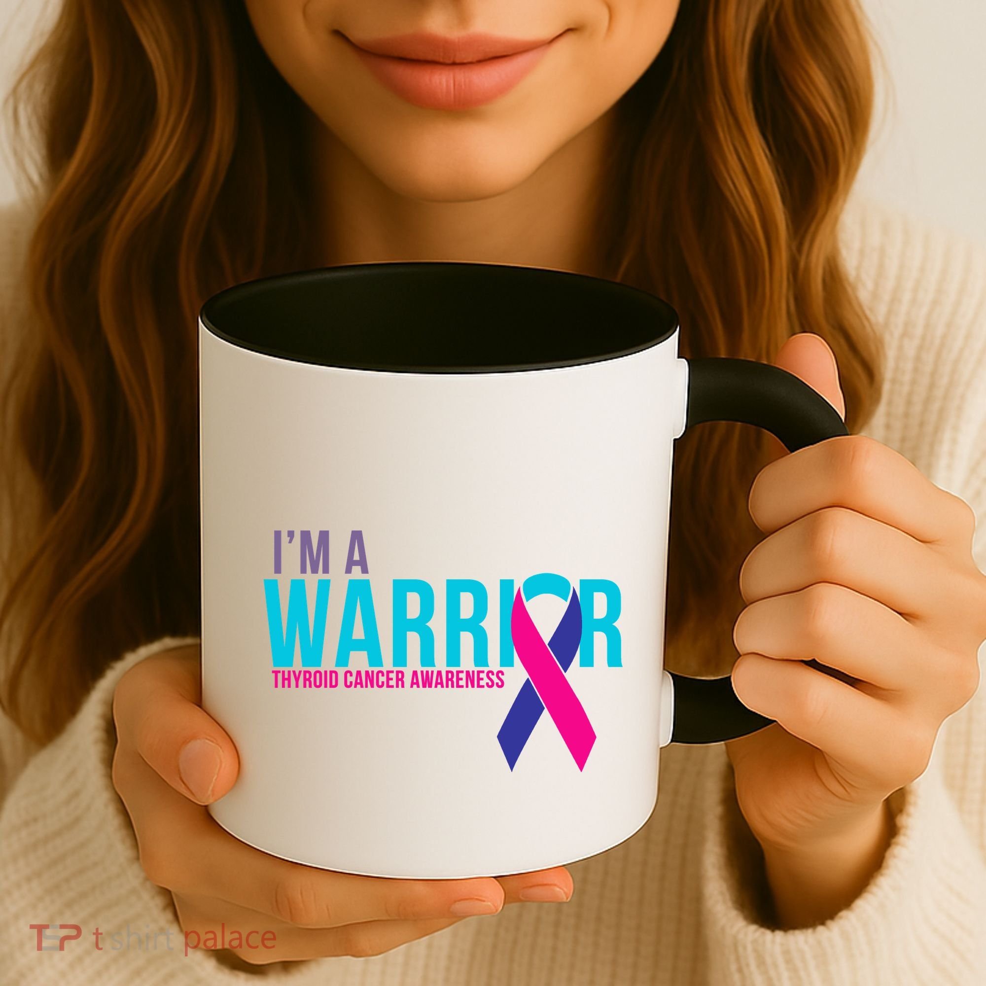 I'm a Warrior Thyroid Cancer Awareness Coffee Mug