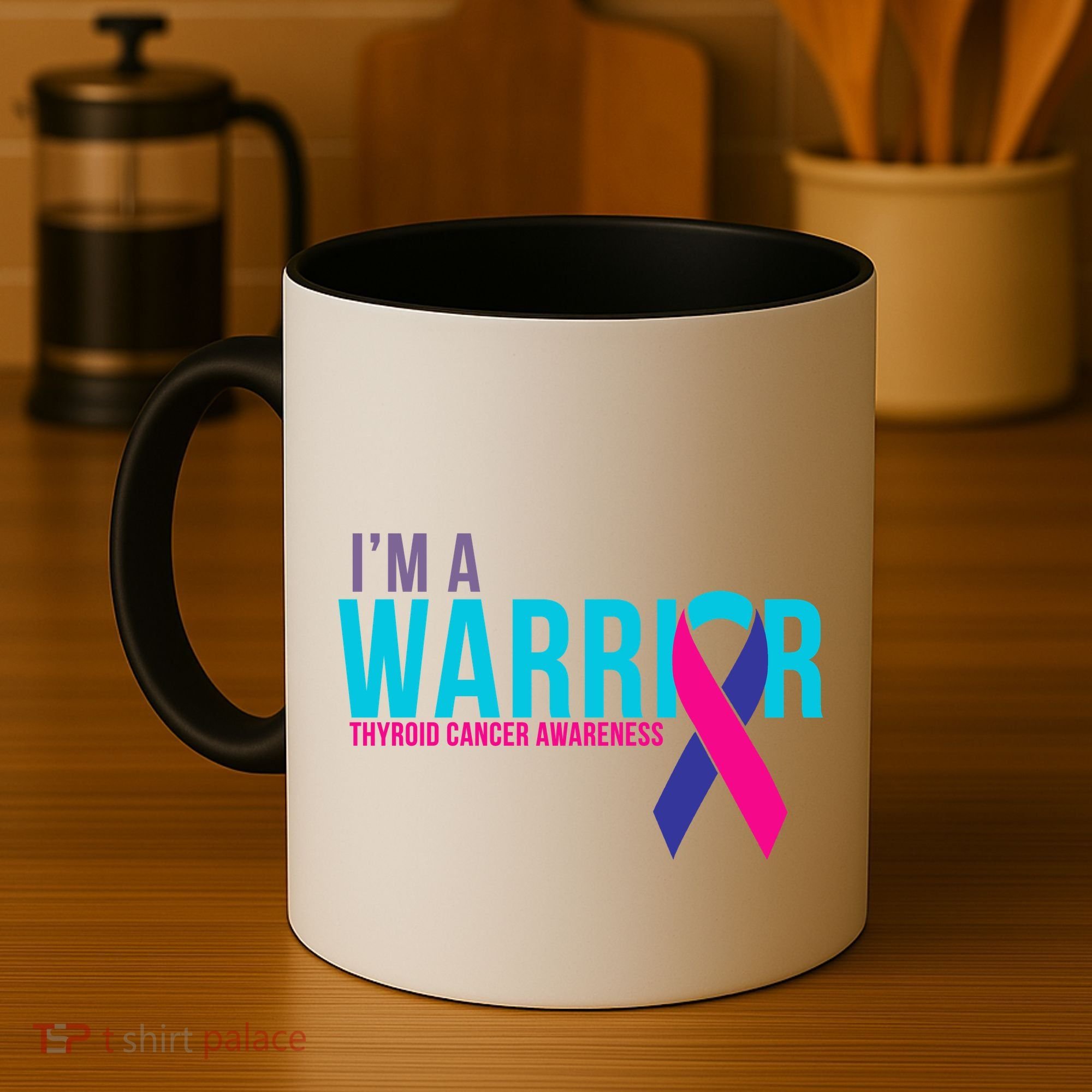 I'm a Warrior Thyroid Cancer Awareness Coffee Mug