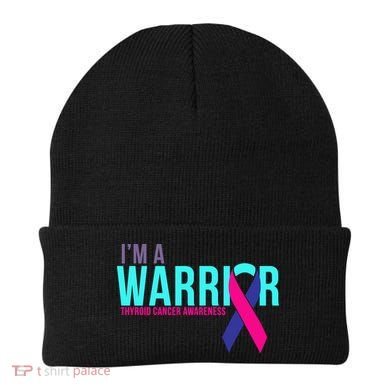 I'm a Warrior Thyroid Cancer Awareness Beanie