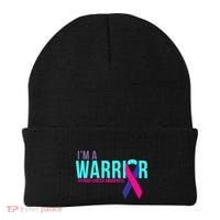 I'm a Warrior Thyroid Cancer Awareness Beanie thumb 0