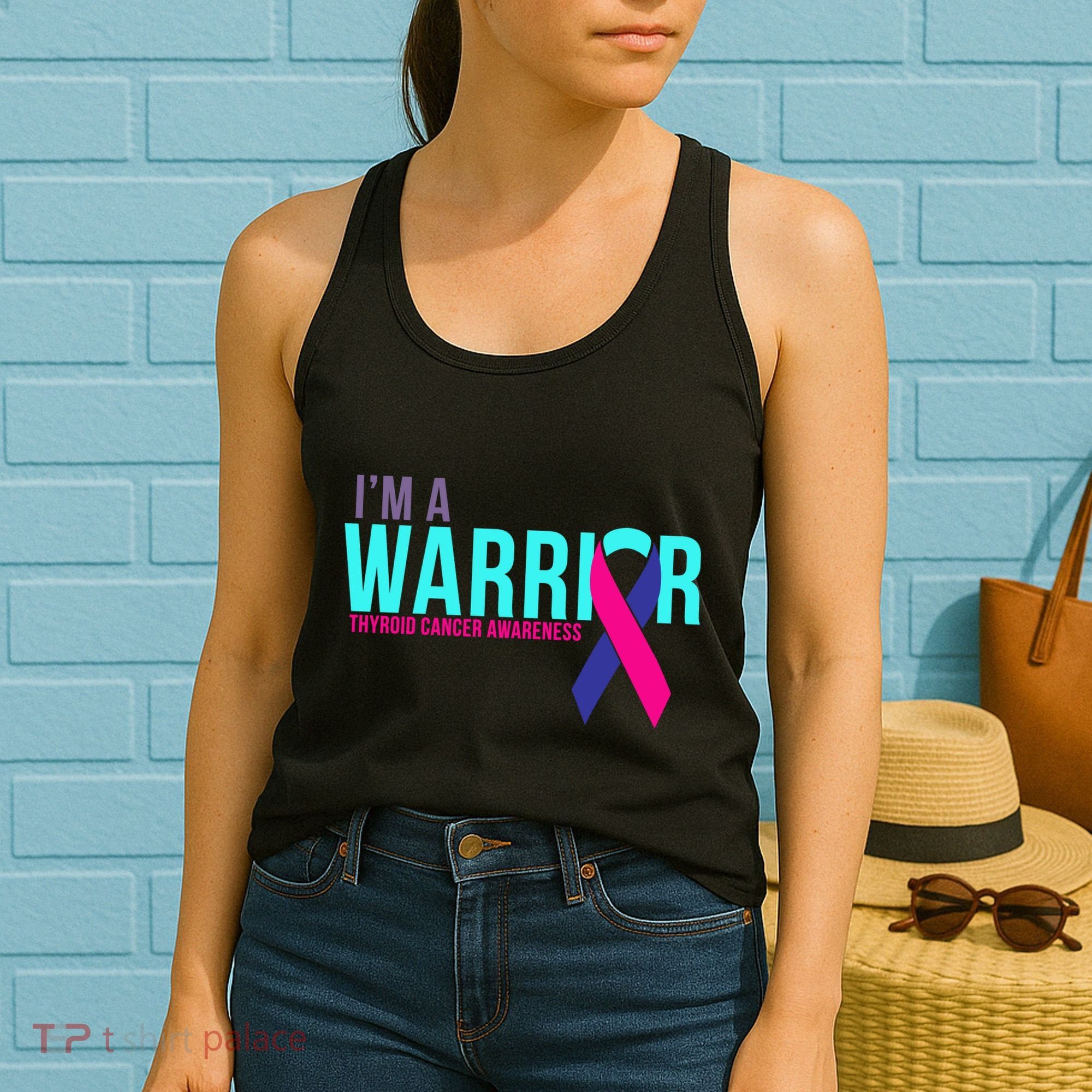 I'm a Warrior Thyroid Cancer Awareness Women's Tank Top