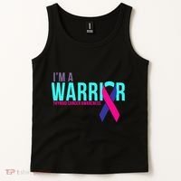 I'm a Warrior Thyroid Cancer Awareness Tank Top thumb 2