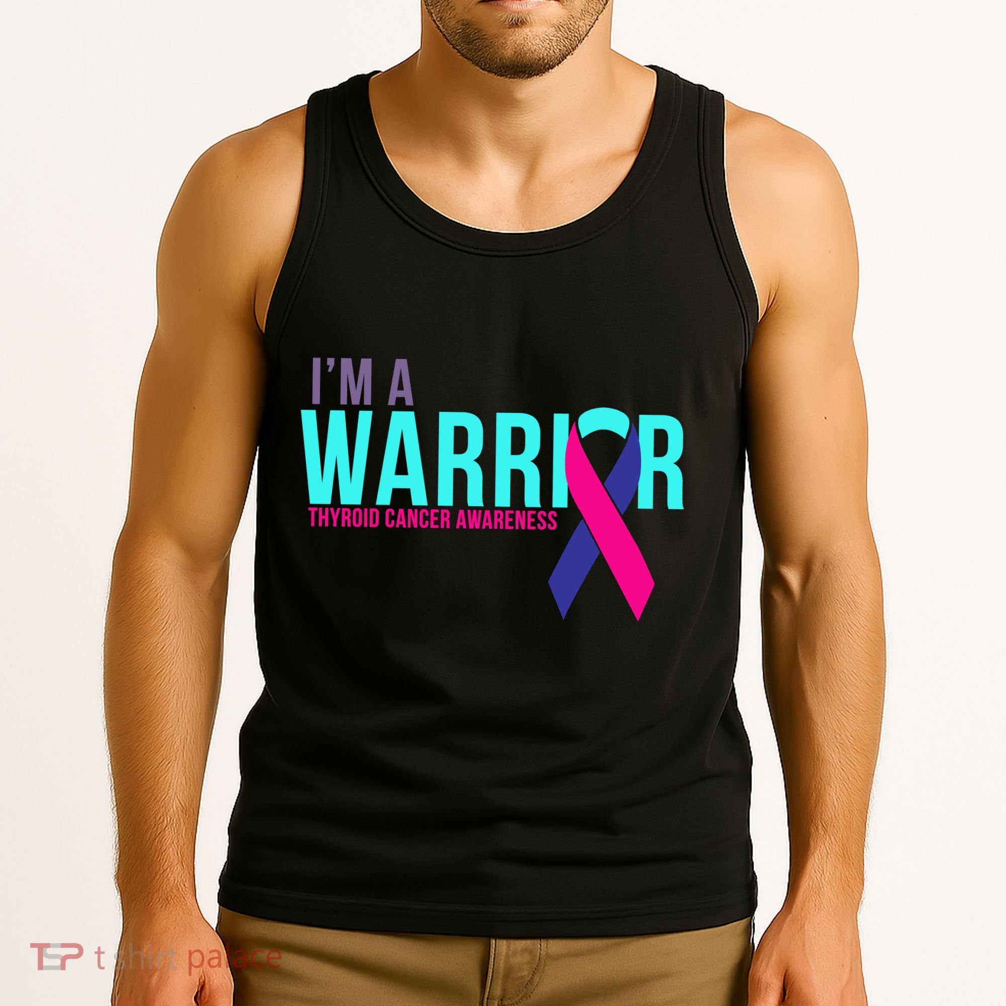 I'm a Warrior Thyroid Cancer Awareness Tank Top