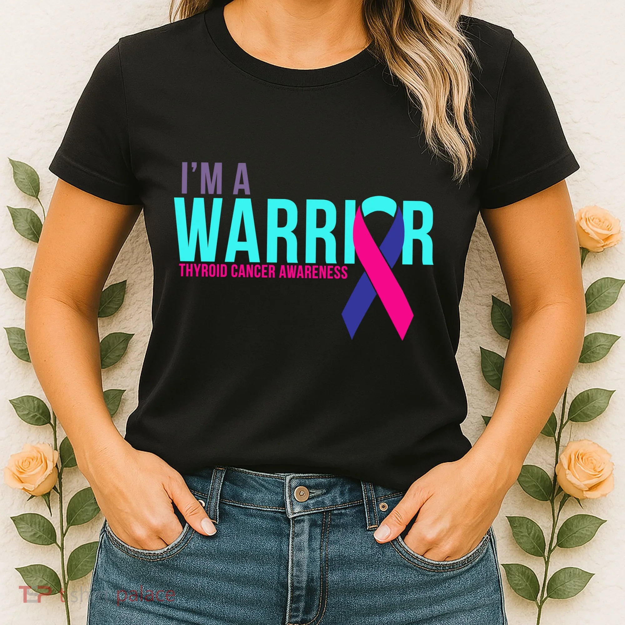 I'm a Warrior Thyroid Cancer Awareness Women's T-Shirt