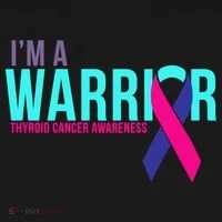 I'm a Warrior Thyroid Cancer Awareness Women's T-Shirt thumb 6