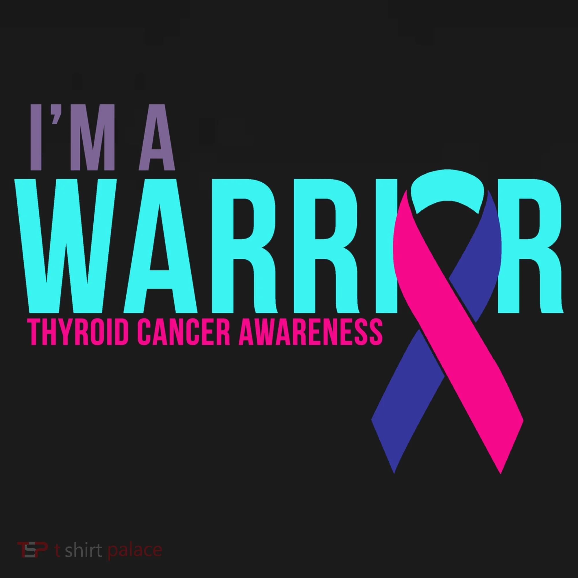I'm a Warrior Thyroid Cancer Awareness Women's T-Shirt