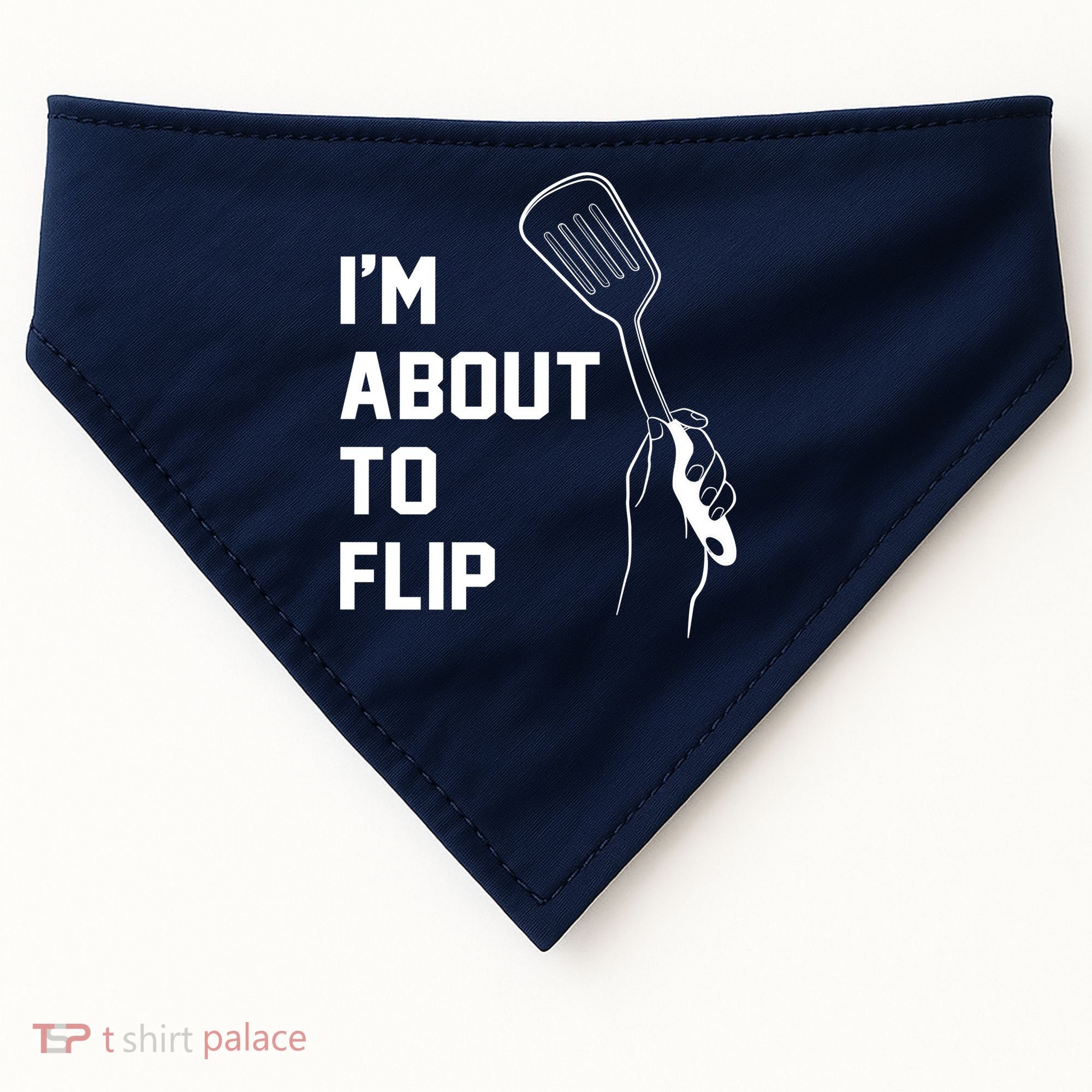 I'm About To Flip USA-Made Doggie Bandana