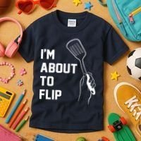 I'm About To Flip Kids T-Shirt thumb 3