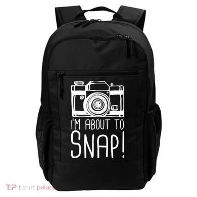 I'm About to Snap Funny Photographer Camera Backpack