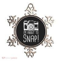 I'm About to Snap Funny Photographer Camera Ornament thumb 0