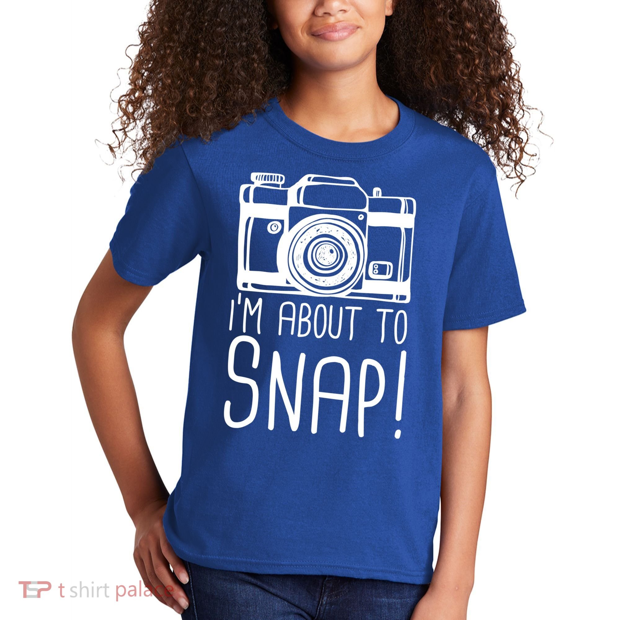 I'm About to Snap Funny Photographer Camera Kids T-Shirt