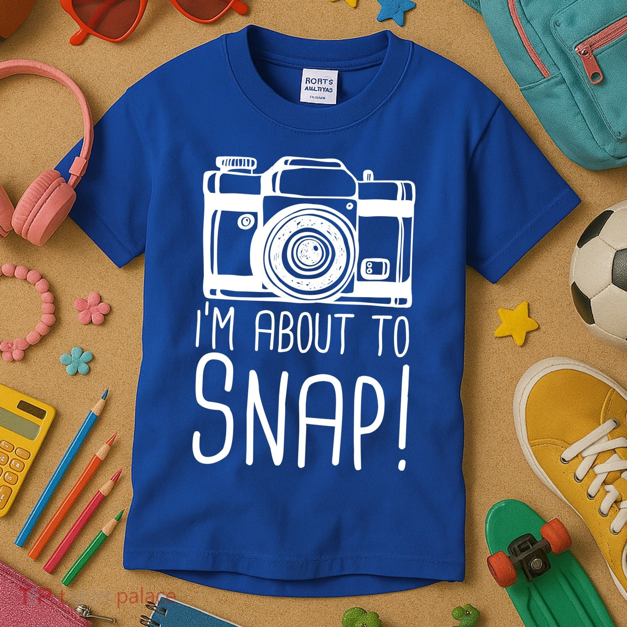 I'm About to Snap Funny Photographer Camera Kids T-Shirt