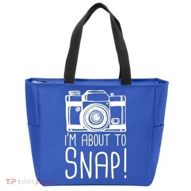 I'm About to Snap Funny Photographer Camera Tote Bag