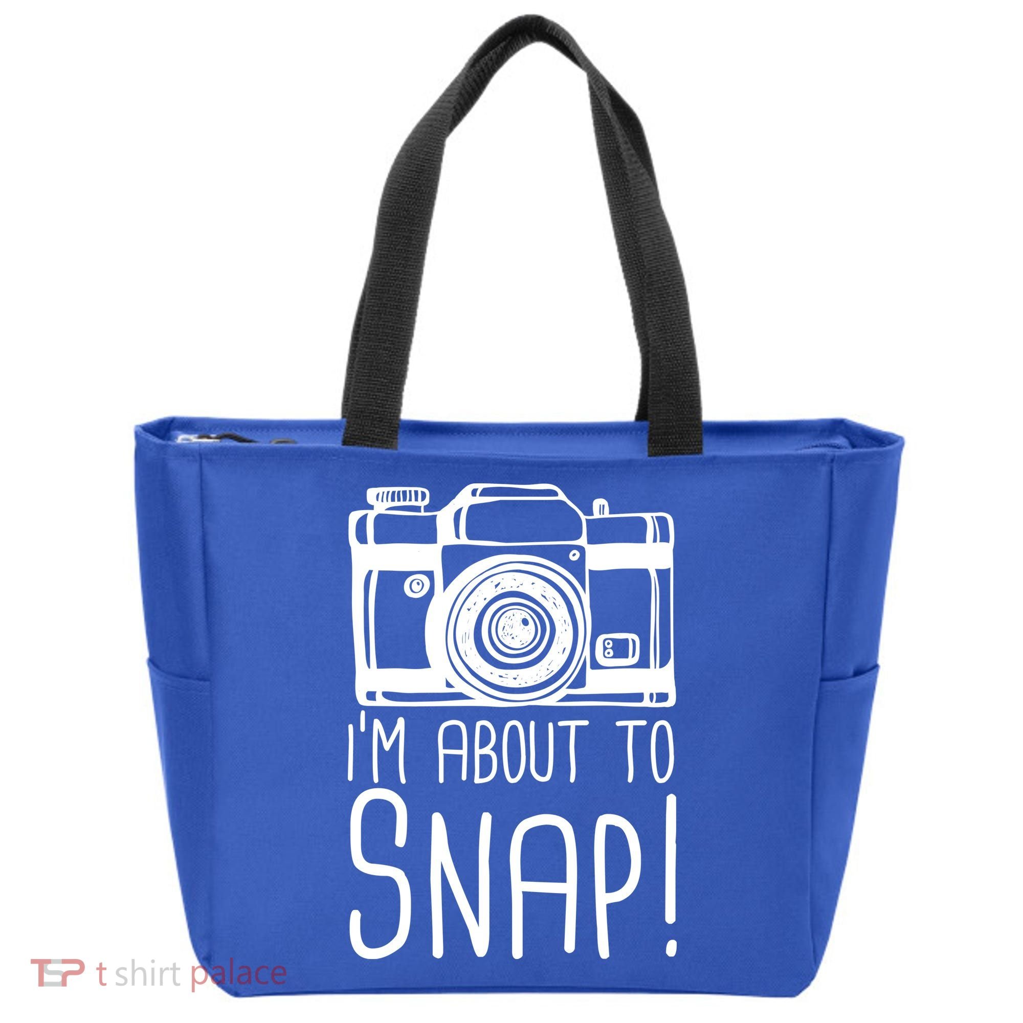 I'm About to Snap Funny Photographer Camera Tote Bag