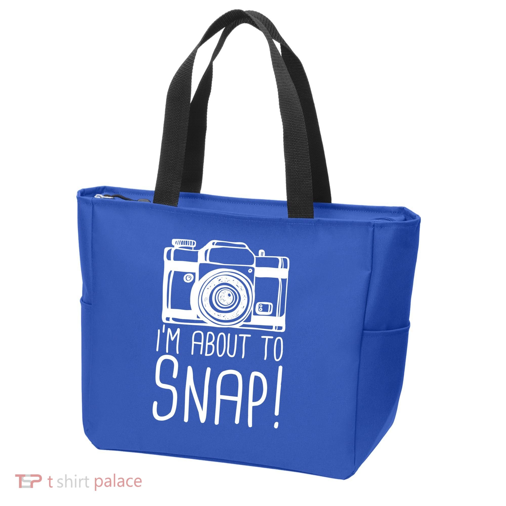 I'm About to Snap Funny Photographer Camera Tote Bag