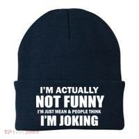 I'm Actually Not Funny I'm Just Really Mean Beanie thumb 0