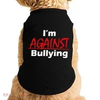 I'm Against Bulling Doggie Tank thumb 0