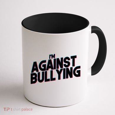 I'm Against Bullying Spirit Day Coffee Mug back