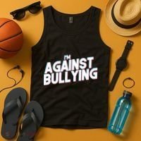 I'm Against Bullying Spirit Day Tank Top thumb 4
