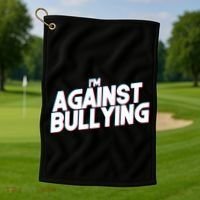 I'm Against Bullying Spirit Day Golf Towel thumb 1